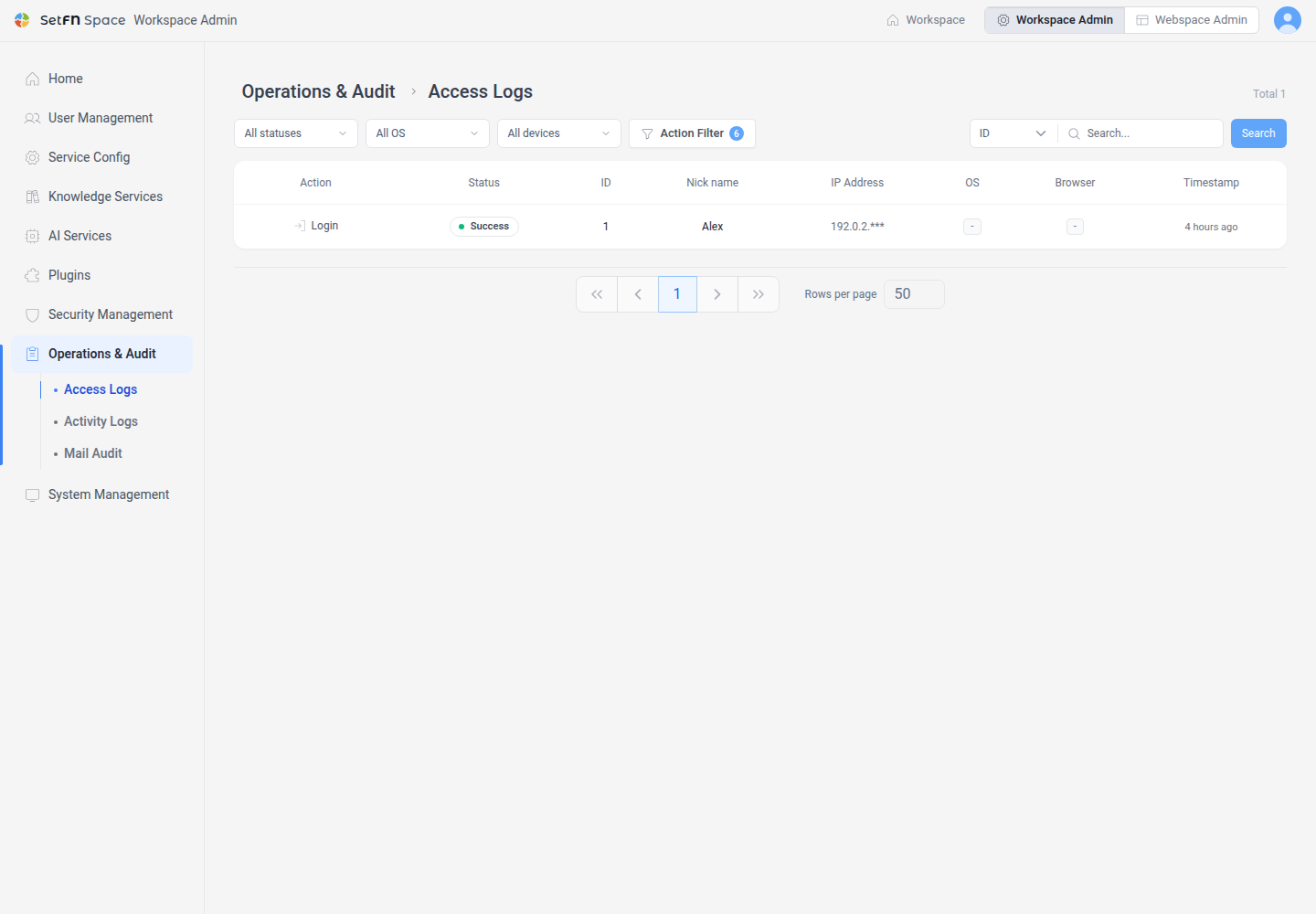 Access Logs