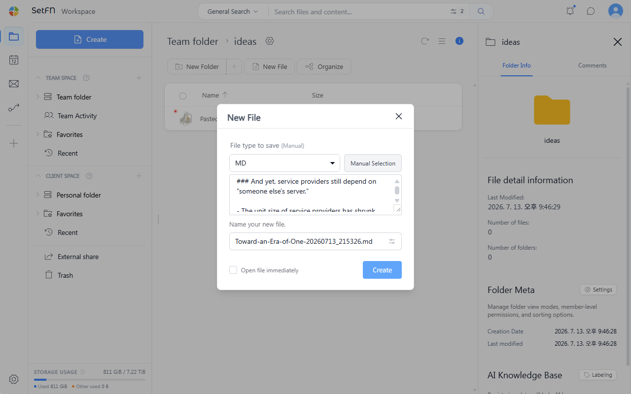 Pasting Markdown
