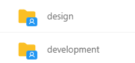 Team folder indicator